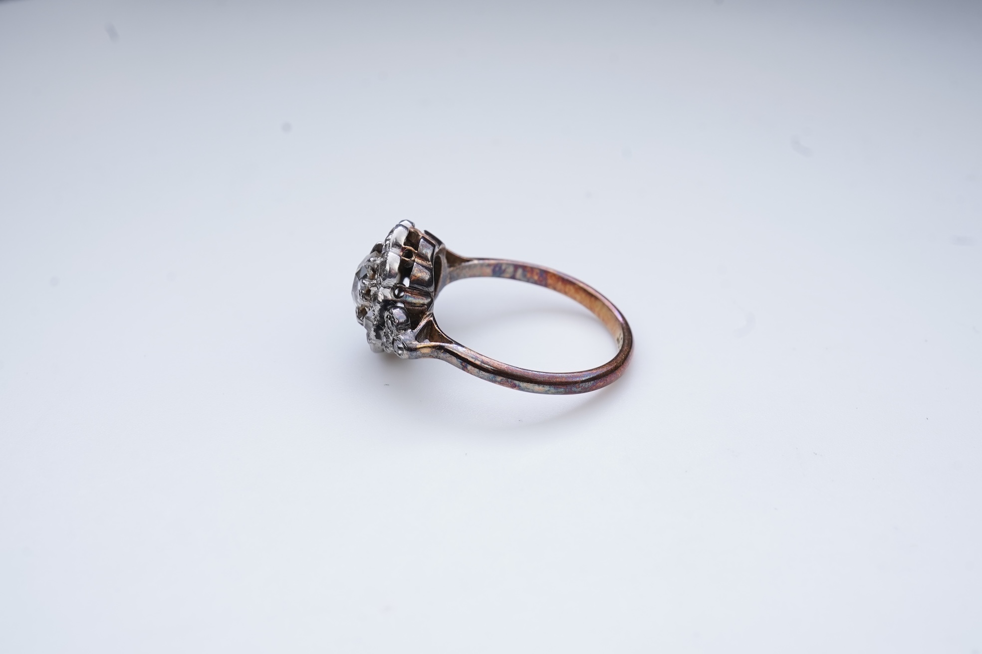 A diamond ring, early 20th century